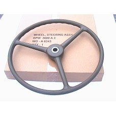 A-6343 GPW-3600-A3 STEERING WHEEL GREEN FORD SHELLER EARLY 1942 - 43